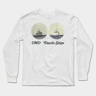 OMD Dazzle Ships  -- Original Aesthetic Design Long Sleeve T-Shirt